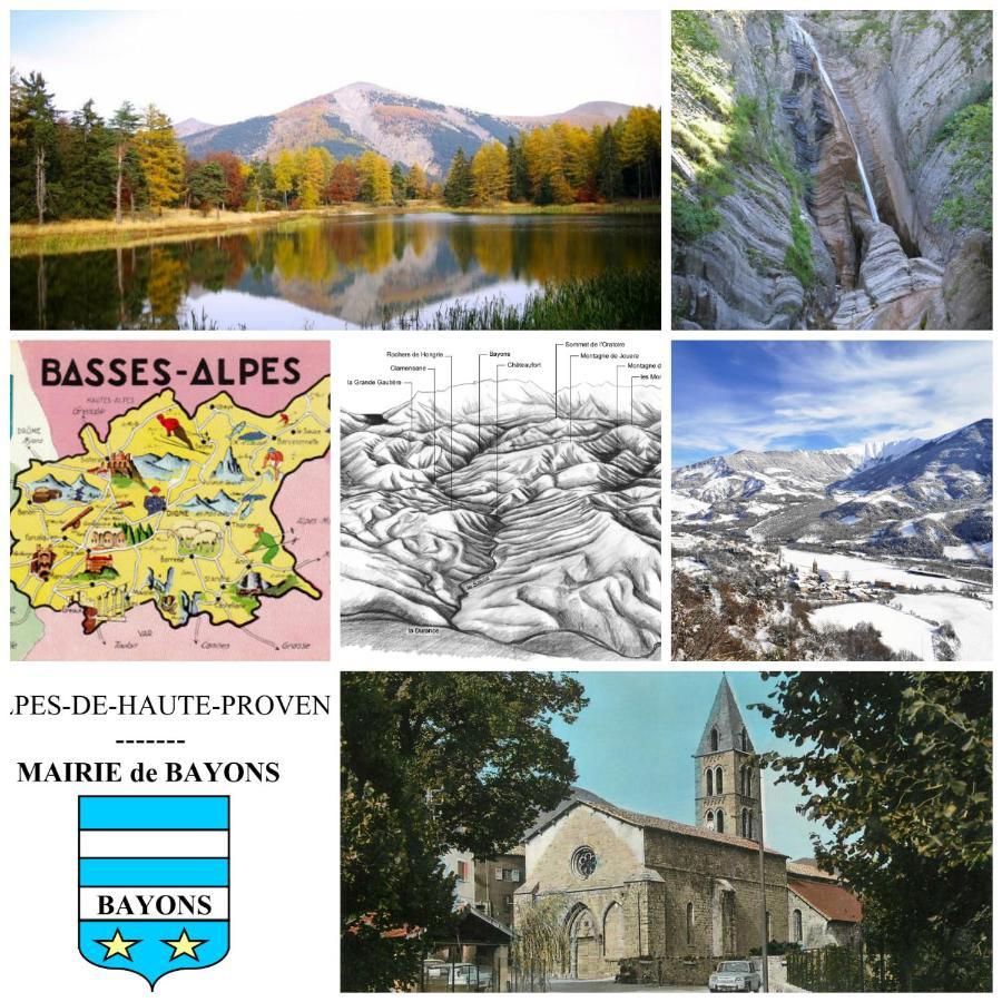 Gite La Taniere Des Alpes Bayons Buitenkant foto